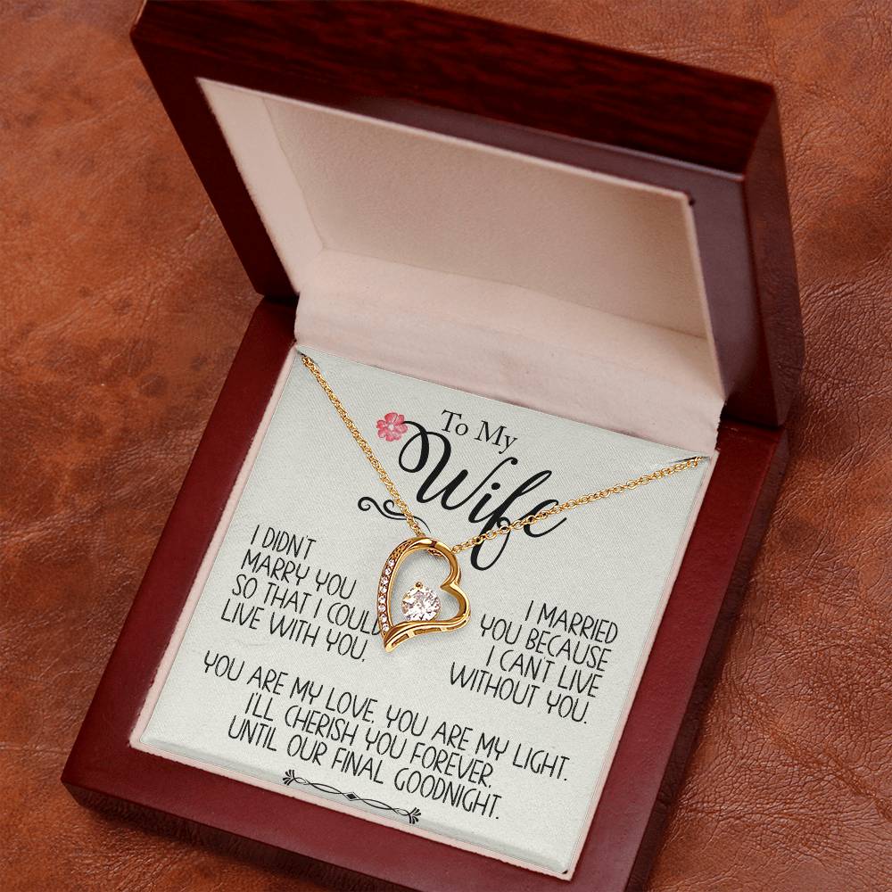 To My Wife | Can't Live Without You - Gift Set