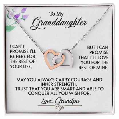 To My Granddaughter | All You Wish For - From Grandpa Gift Set