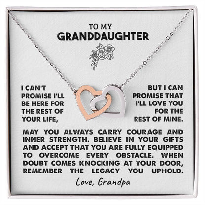 To My Granddaughter | Legacy Necklace - Gift Set