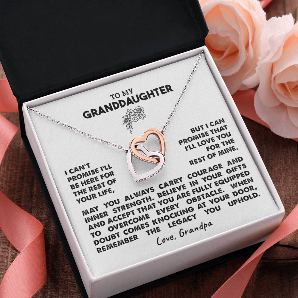 To My Granddaughter | Legacy Necklace - Gift Set