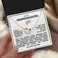 To My Granddaughter | Personalized Legacy Necklace - Gift Set