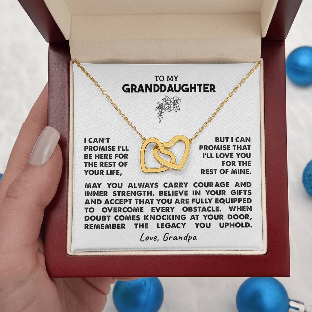 To My Granddaughter | Legacy Necklace - Gift Set