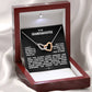 To My Granddaughter | Courage - Interlocking Heart Necklace - Gift Set