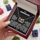 To My Granddaughter | Courage - Interlocking Heart Necklace - Gift Set