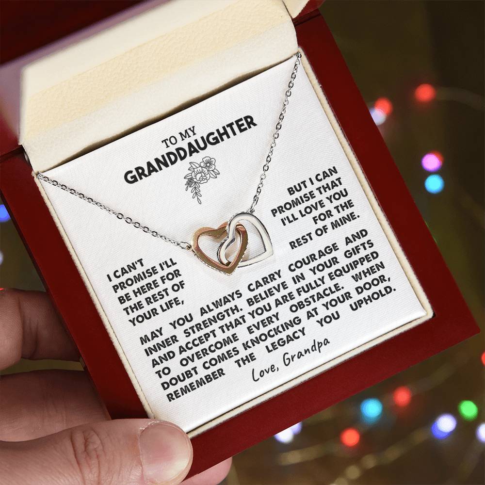 To My Granddaughter | Legacy Necklace - Gift Set