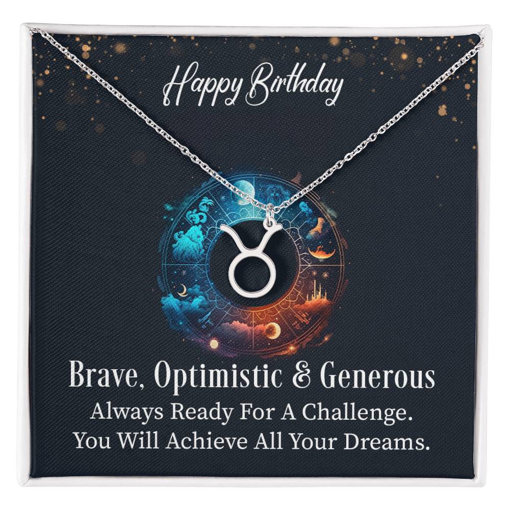 Happy Birthday Zodiac Neclace - Gift Set