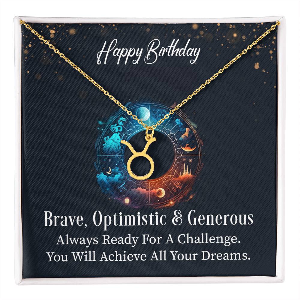 Happy Birthday Zodiac Neclace - Gift Set