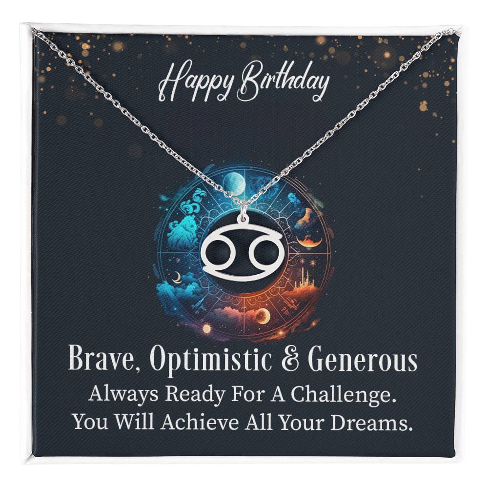 Happy Birthday Zodiac Neclace - Gift Set