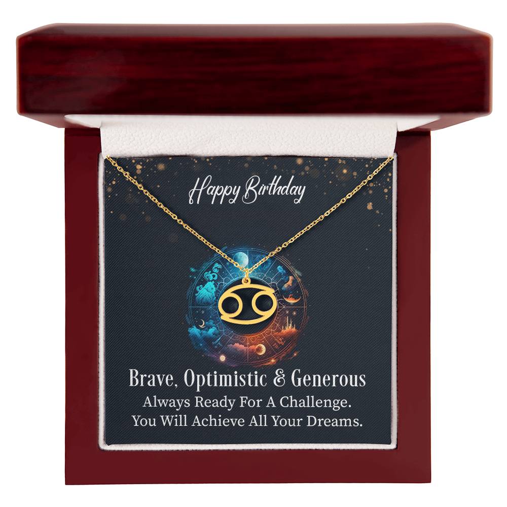 Happy Birthday Zodiac Neclace - Gift Set