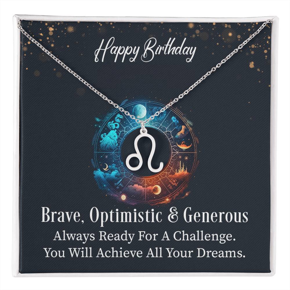 Happy Birthday Zodiac Neclace - Gift Set