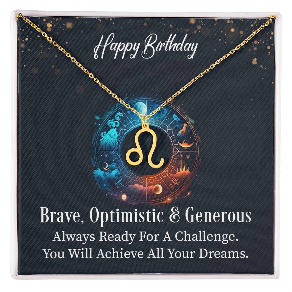 Happy Birthday Zodiac Neclace - Gift Set